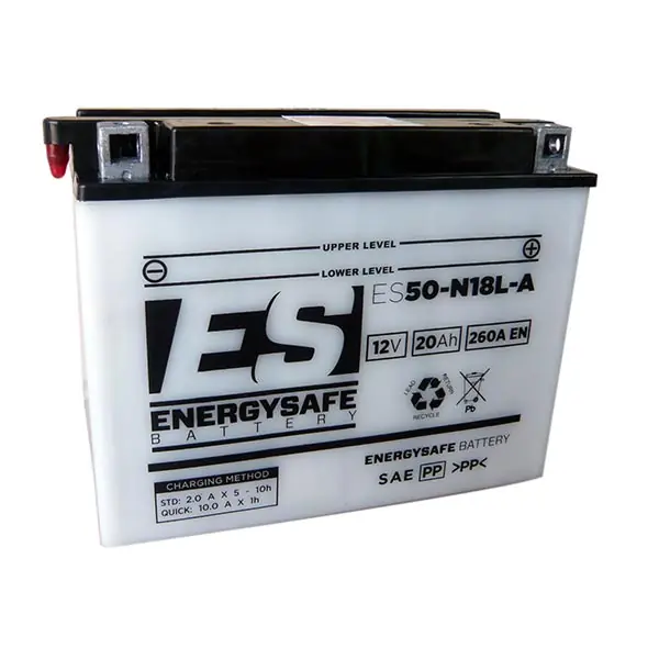 Ducati gtl twin parallelo 350 batteria es es50-n18l-a 12v/20ah 1976 1977 Vendita Finale