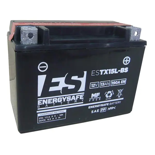 Ultima Occasione Bombardier zx types batteria es estx15l-bs 12v/13a 1999 2001