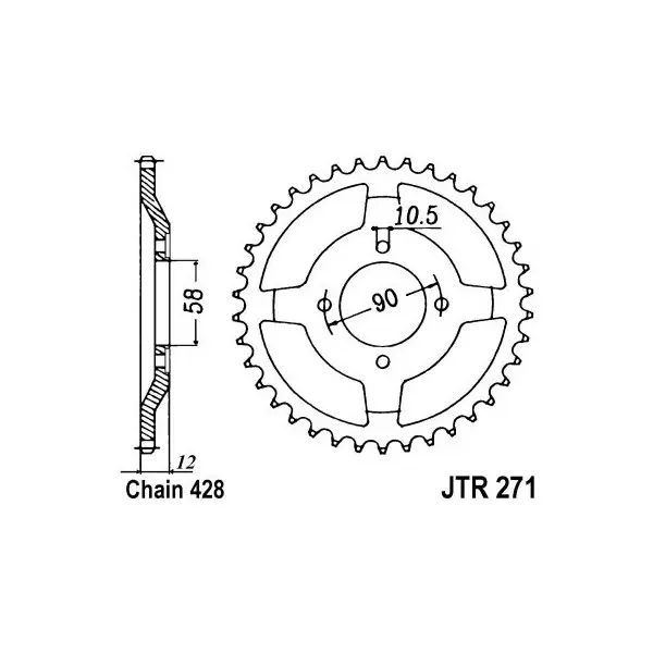 Subito Disponibile Honda clr city fly (jd18) 125 corona in acciaio p 428 z 50 1998 2003