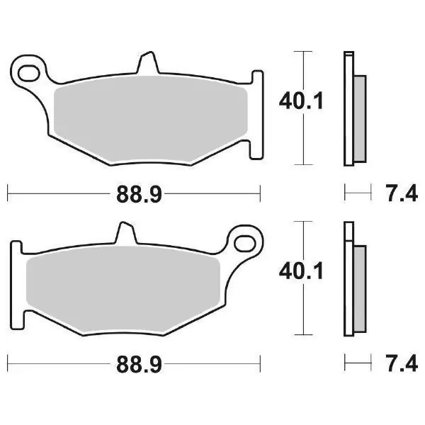 Suzuki gsr 600 pastiglie freno posteriore racing sbs 833 rq 2006 2010 Offerta Limitata
