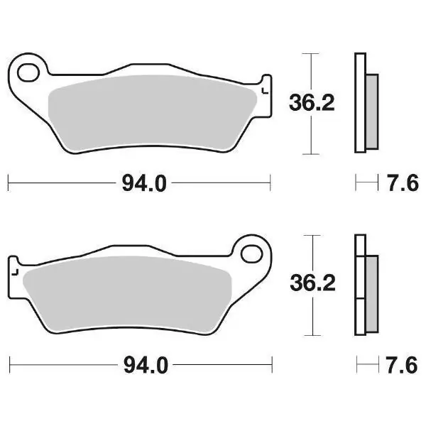 Aprilia srv / srv atc abs (m55103/m55104) 850 pastiglie freno sbs 151 ct 2012 2016 Spedito Oggi