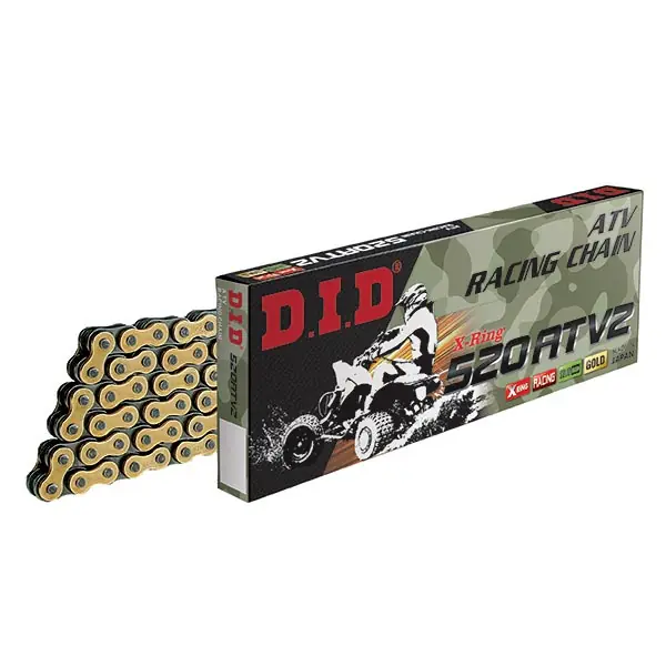 Consegna Rapida Catena did 520atv2 gold & black - lunghezza: 110 maglie con giunto a clip fj