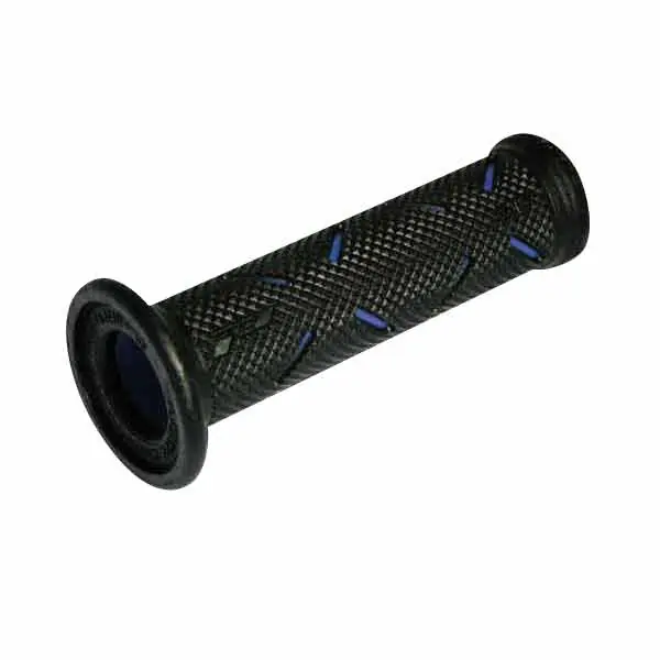 Promozione Manopole strada progrip 717 dual density blu ø 22-25mm lunghezza 122mm open