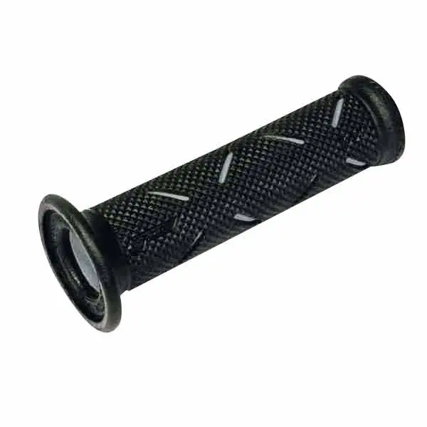 Manopole strada progrip 717 dual density grigio ø 22-25mm lunghezza 122mm open Non Perdere