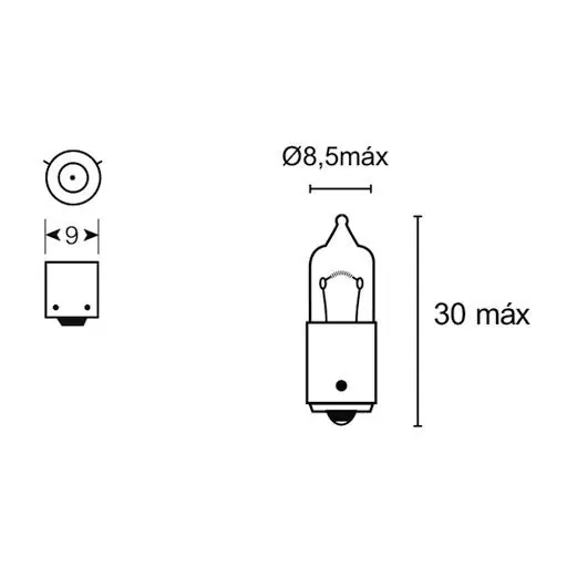 Lampada h21w 12v 21w bay9s bcr Quantità Limitata