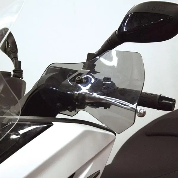 Coppia di paramani fume chiaro per kymco kxct 125 2011-2017 Soddisfatti O Rimborsati