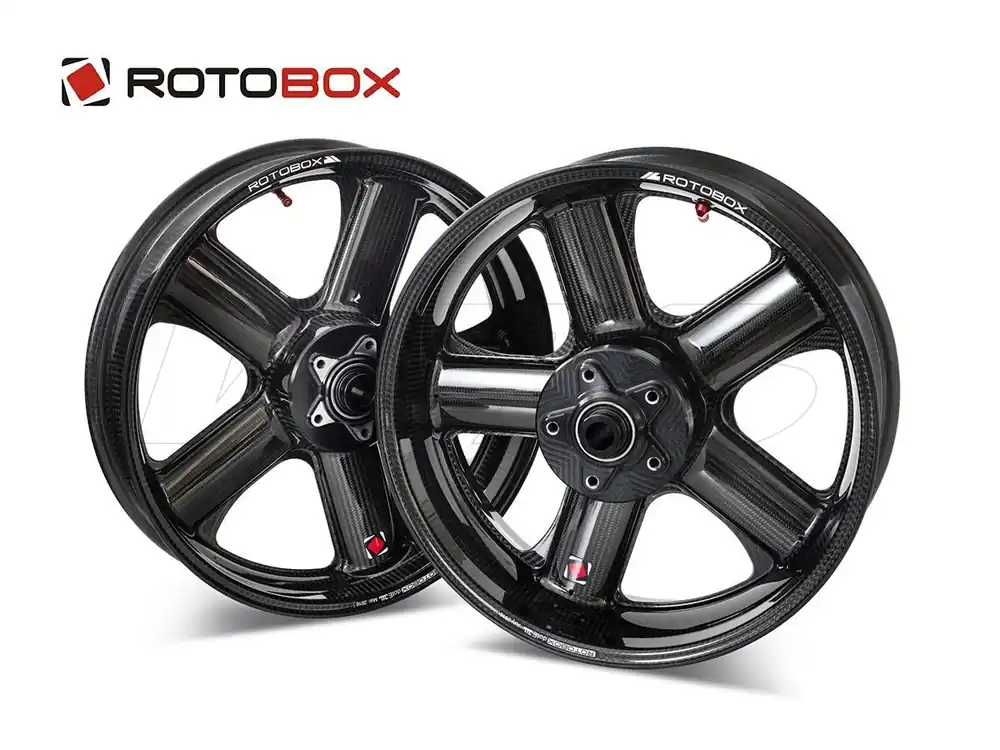 Novità COPPIA CERCHI CARBONIO ROTOBOX RBX2 BIMOTA DB4/DB5/DB6/DB7/DB8/DB9-