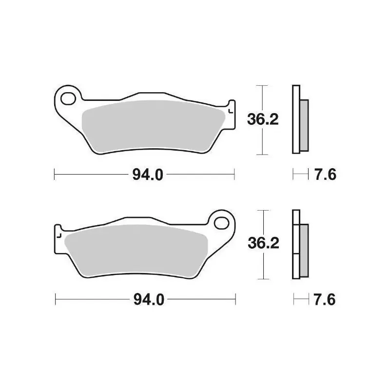 PASTIGLIE FRENO SBS 151MS Compra Oggi Stesso