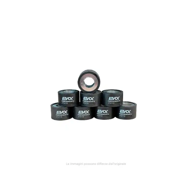 Non Perdere KIT RULLI EVOK IRON DRIVE 25X15MM 11GR