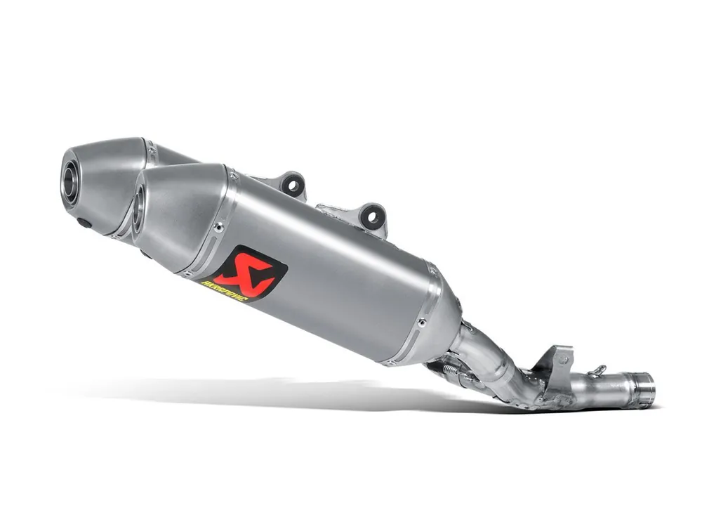 COPPIA TERMINALI AKRAPOVIC HONDA CRF 250 R 2016-2017- Sconto