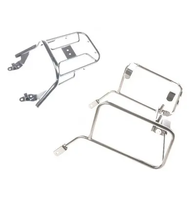 Portapacchi e telai laterali cromati Hepco & Becker per Kawasaki W650 99-06 e W800 dal 2011- Acquista Ora