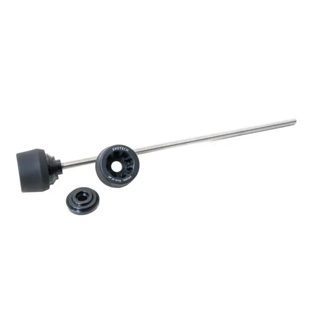 Scelto Dai Clienti Tamponi forcellone Evotech per Triumph Daytona 660 dal 2024-Argento