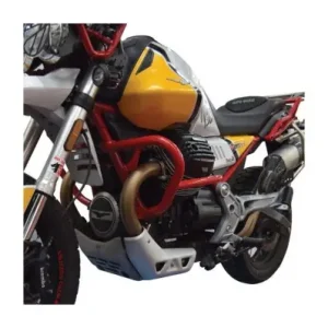 Ultimissimo Modello Paramotore Isotta per Moto Guzzi V85TT rosso-