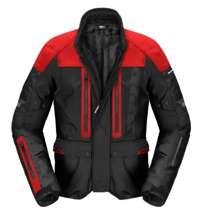 Giacca da moto Spidi Traveler 3 Evo H2Out nera e rossa-M Vendita Finale