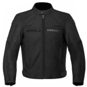 Giacca da moto in pelle M-Tech J.Sonic nera-52 Super Prezzo