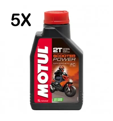 Olio 2T Motul Scooter Power 5x1 Lt- Soddisfatti O Rimborsati