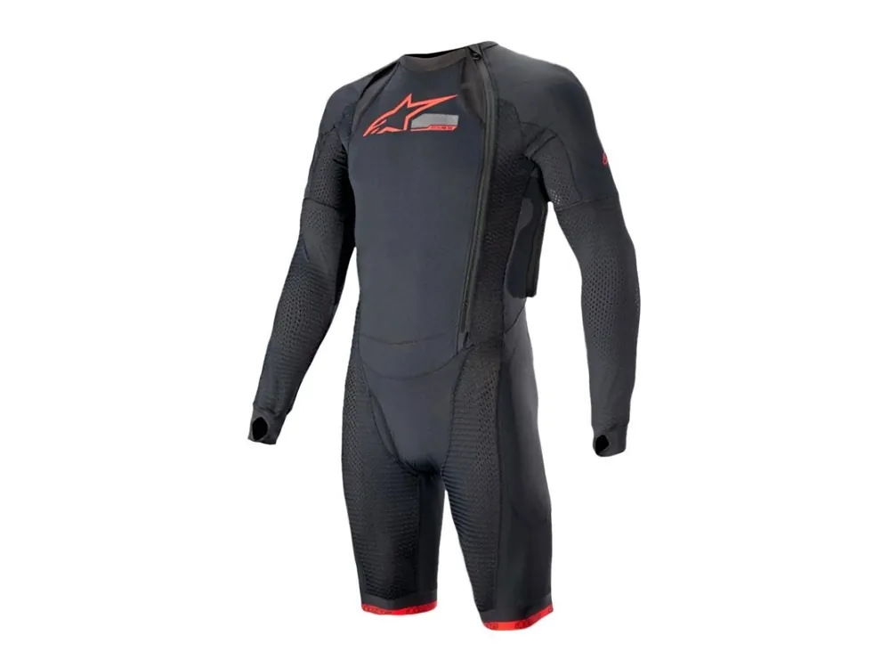 INTIMO CORTO TECH-AIR® NERO/ROSSO ALPINESTARS-XS - Disponibile Ordina Subito