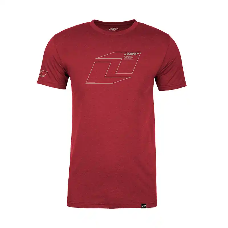 Solo Oggi T Shirt One Industries Horizon rosso-S