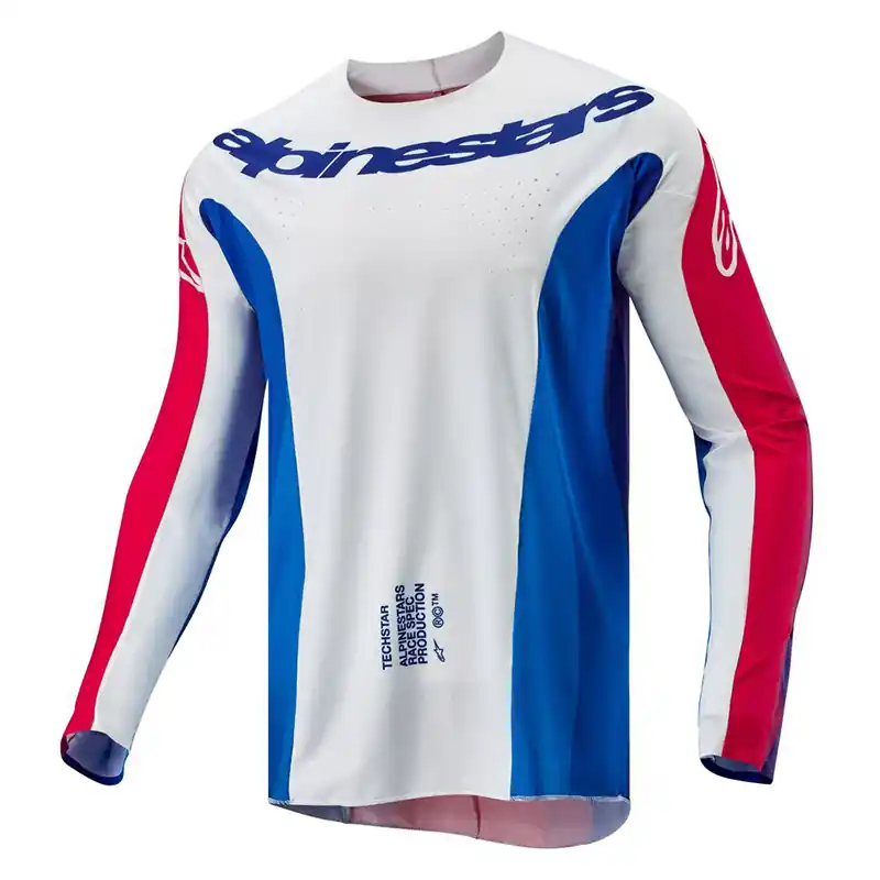 Promo Stagionale Maglia Alpinestars Techstar Pneuma 2024 bianco-L