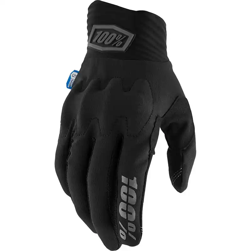 Guanti 100% Cognito Smart Shock nero-S Popolare