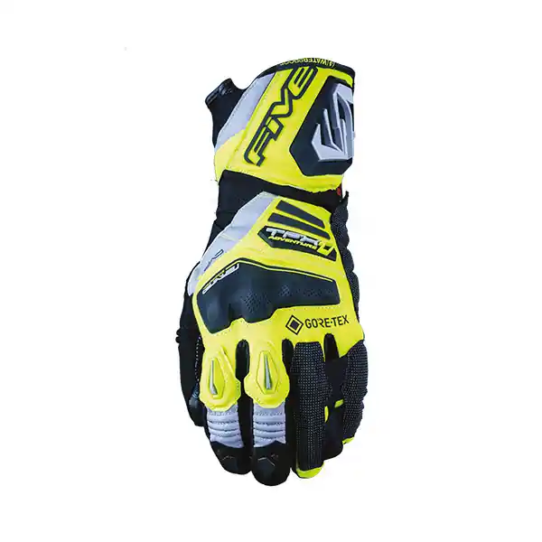 Guanti Five TFX1 GTX grigio giallo fluo-S Reso Gratuito