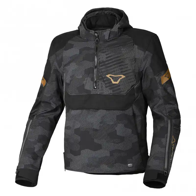 Offerta Lampo Giacca Macna Traffiq camo nero grigio-L