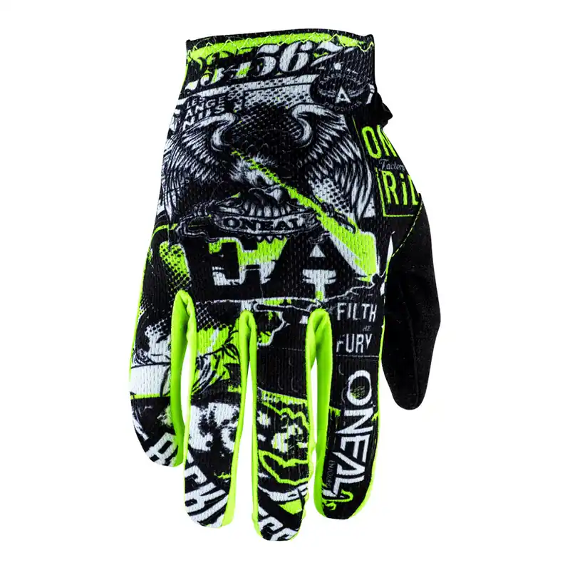 Prezzo Scontato Guanti O Neal Matrix Attack nero giallo neon-S