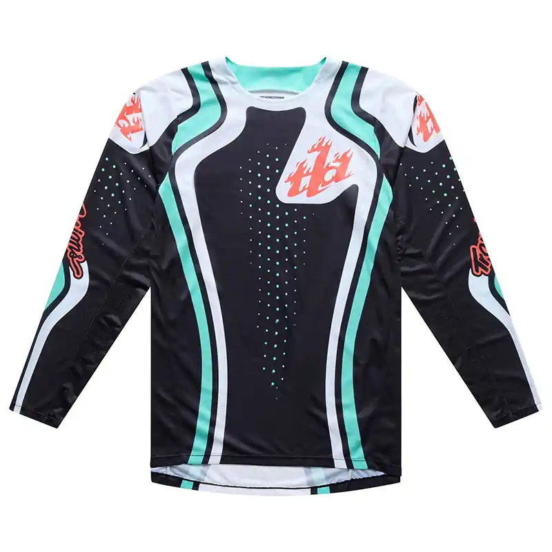 Offerta Limitata Maglia Troy Lee Designs GP Pro Roller LS teal-