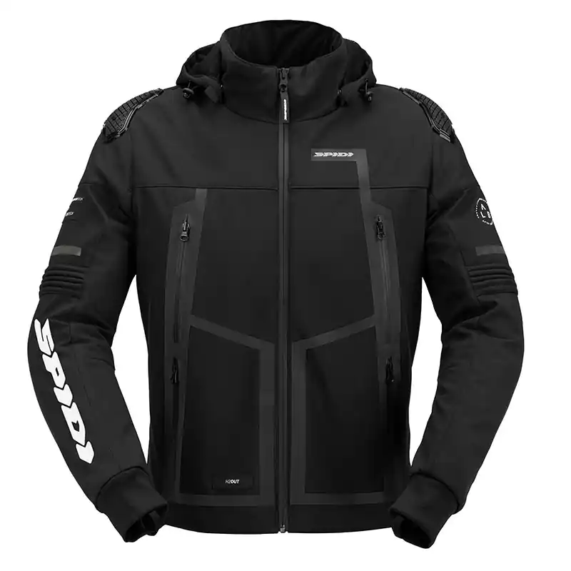Vendita Finale Giacca Spidi Hoodie Warrior H2Out nero-