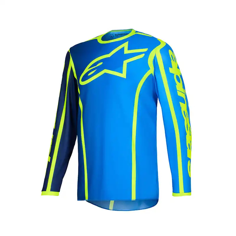 Promozione Esclusiva Maglia Alpinestars Fluid Apex 2026 blu-