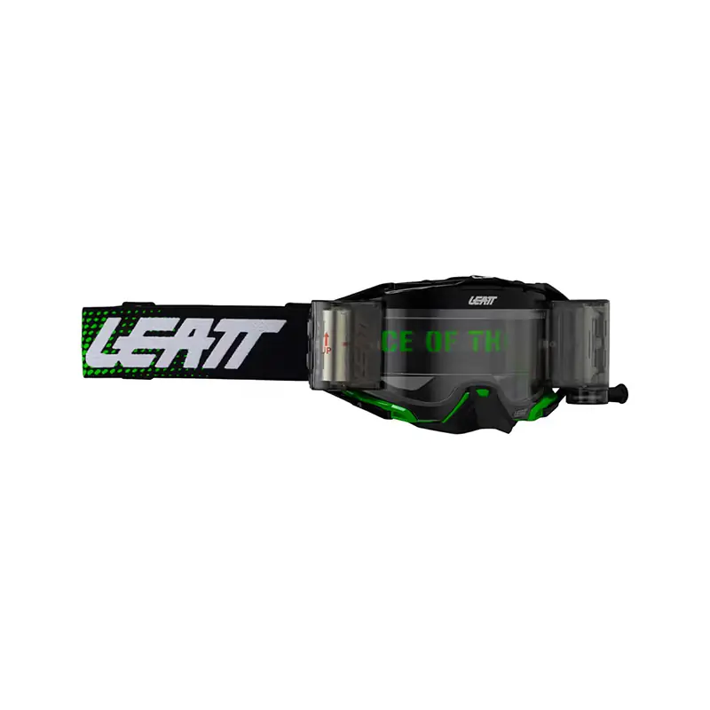 Quantità Limitata Maschera Leatt Velocity 6.5 Roll Off 2025 verde-
