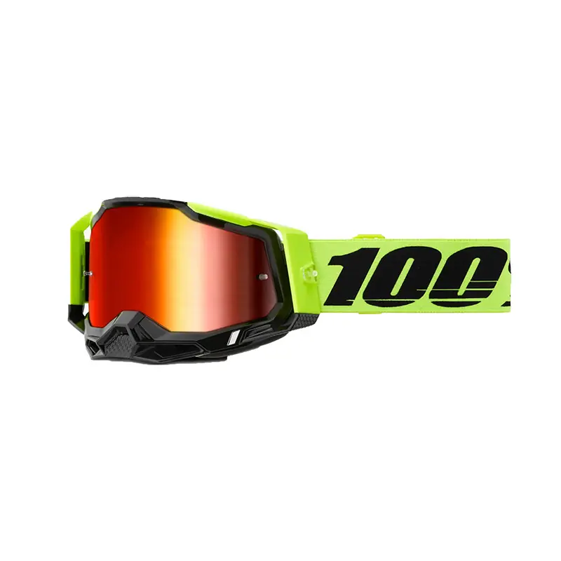 100% Racecraft 2 Neon giallo specchiato- Popolare