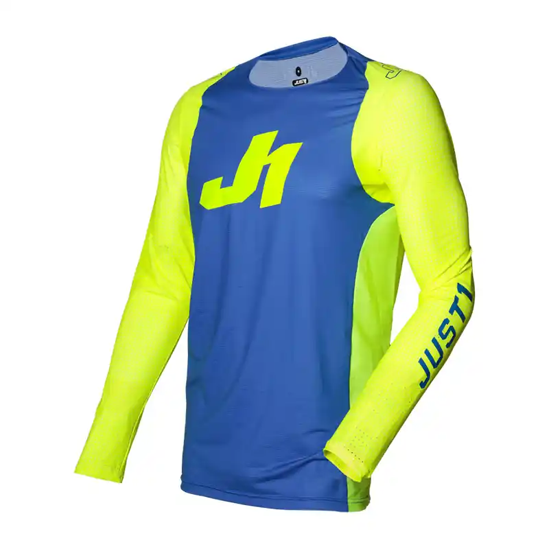 Prezzo Basso Maglia Just-1 J Flex Aria blu giallo-