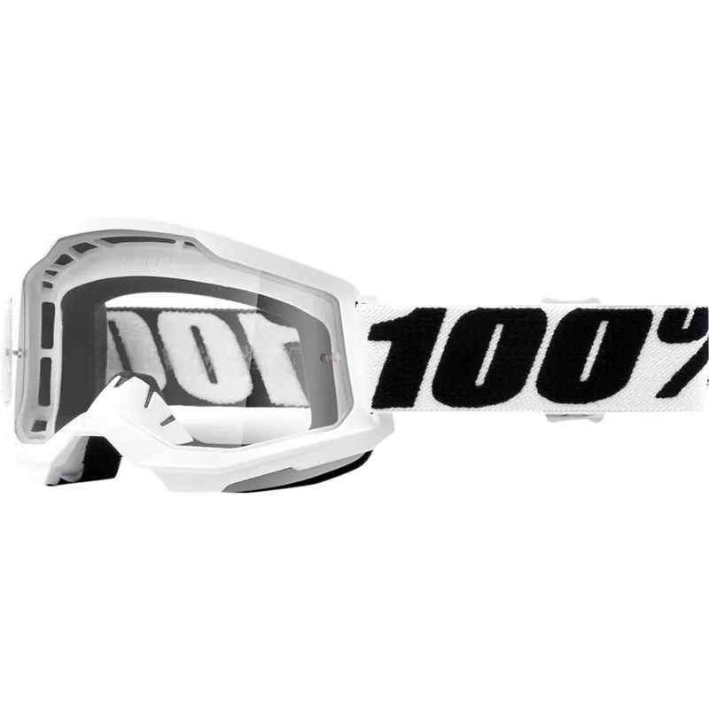Offerta Speciale Maschera 100% Strata 2 Bianco lente chiara-