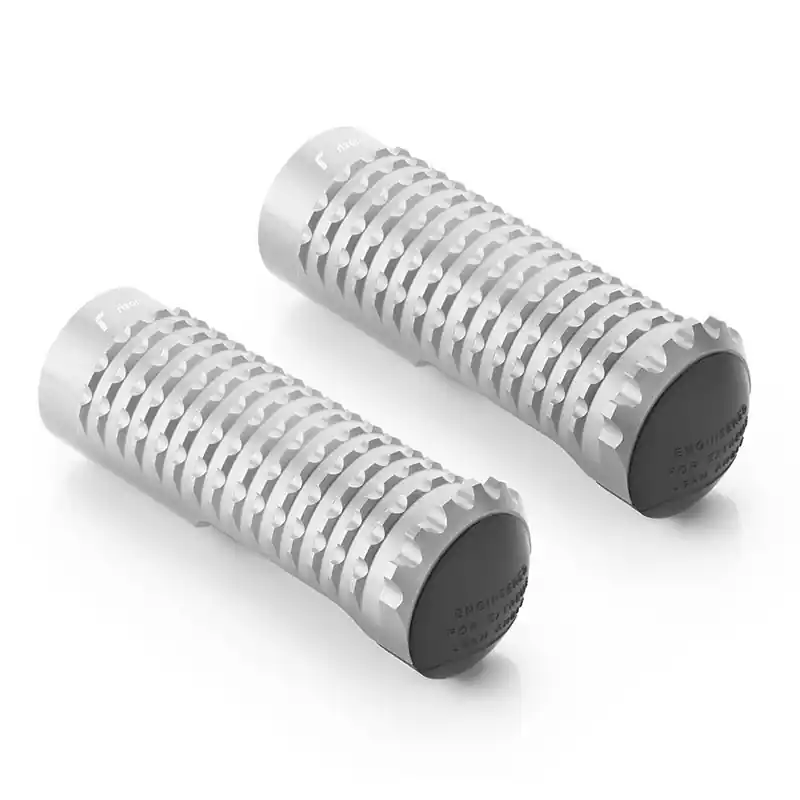 Popolare Pedivelle Rizoma Snake Extreme argento-