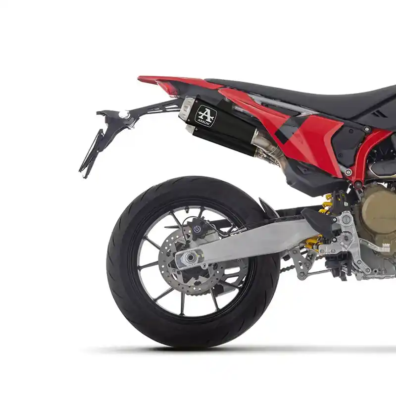 Arrow Pro Race Dark Titanio 2 Slip Ons Hypermotard 698- Ultimissimo Modello