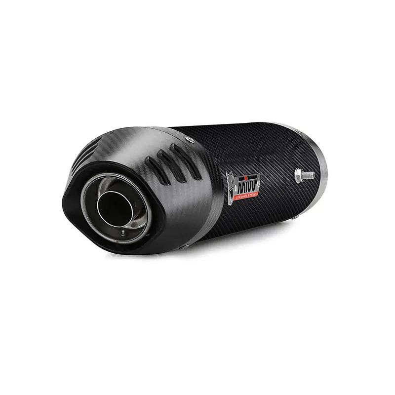 Mivv Oval Carbonio Omologato 2 Slip On YZF R1 2007- Spedito Oggi