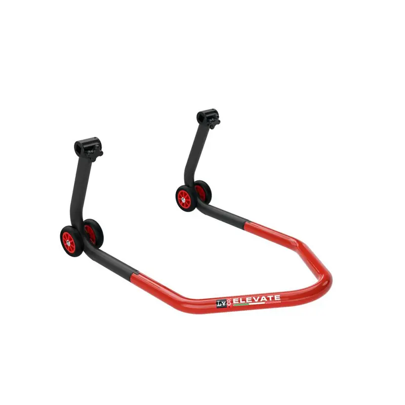 Offerta Cavalletto Posteriore LV8 U-Stand Cursori Gomma rosso-