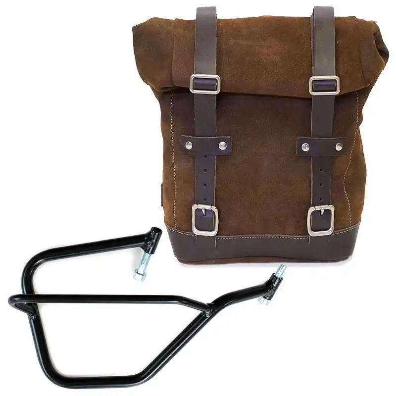 Borsa in Cuoio+Telaio DX Unit Garage marrone- Subito Disponibile