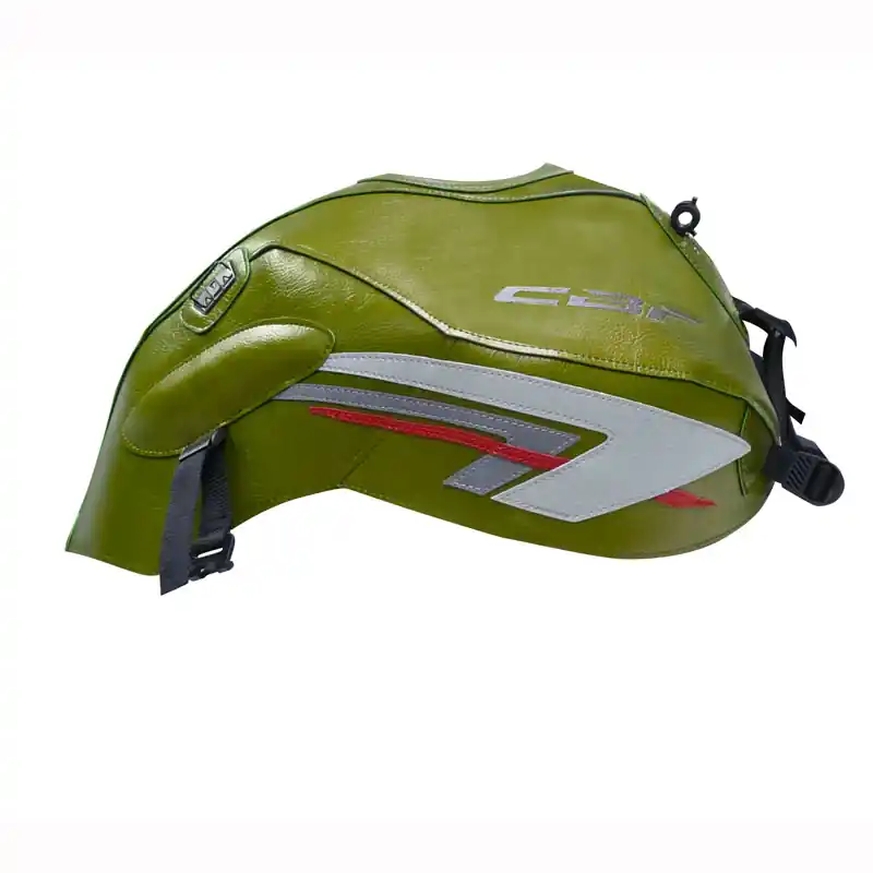 Bestseller BAGSTER 1557 verde oliva grigio rosso-