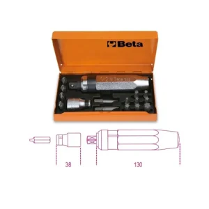 Super Prezzo KIT GIRAVITE A PERCUSSIONE BETA CON 14 INSERTI E BUSSOLA-