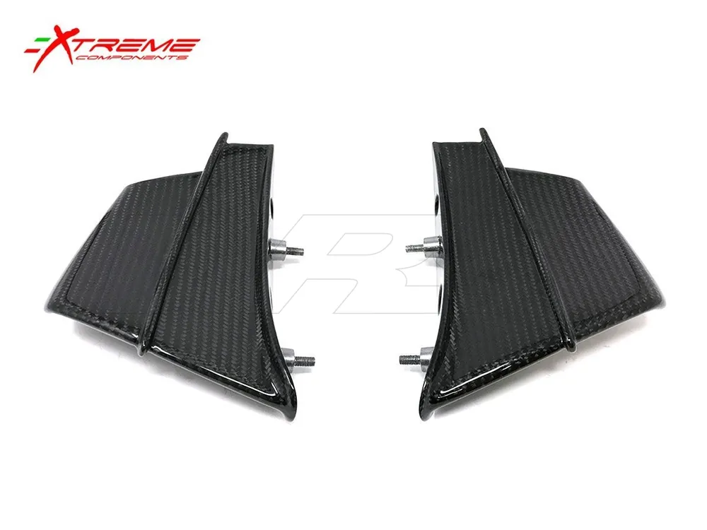 Reso Gratuito COPPIA ALETTE CARBONIO TWILL EXTREME COMPONENTS DUCATI PANIGALE V4 R 2019-2021-