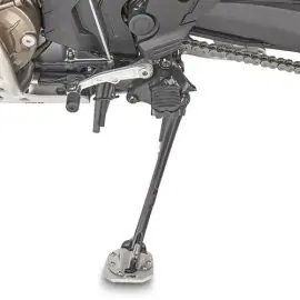 Offerta Lampo Supporto specifico in alluminio e acciaio inox, per allargare la superficie di appoggio del cavalletto laterale originale - ES1161