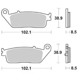 65621205 - PASTIGLIE FRENO SBS 212 MS (SINTERIZZATA) Ordina Subito
