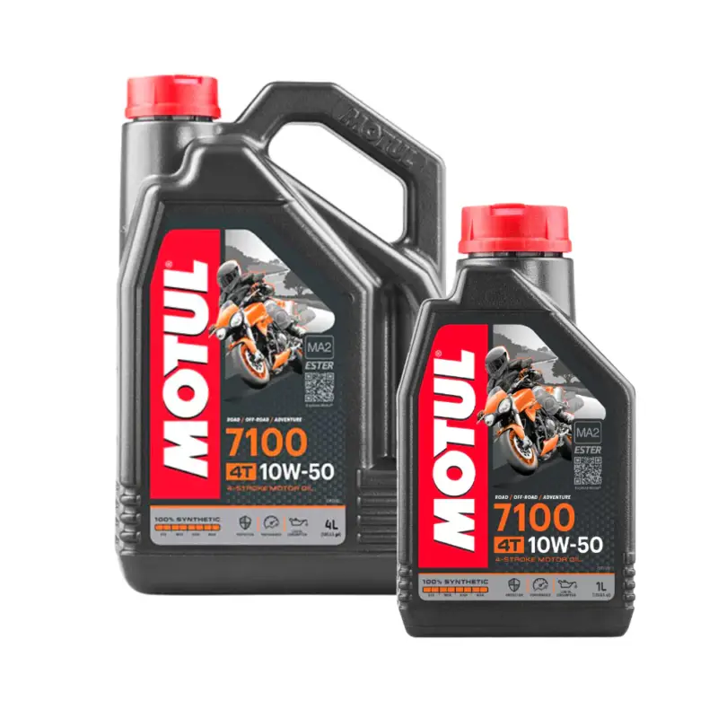 Olio Motore moto Motul 7100 10w50 Sintetico 100%, confezione da 1 litro o 4 Litri Ultime Pezzi