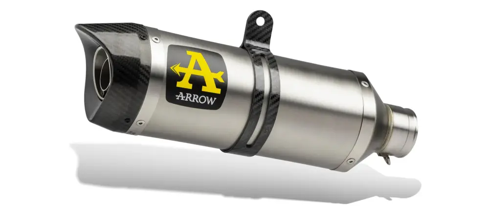 ARROW Terminali Thunder Approved Alluminio (Dx+Sx) per Kawasaki Z 1000 SX 2011-2016 Popolare