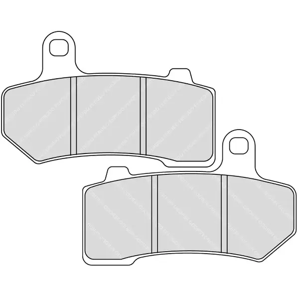 Bestseller Pastiglie Freno Ferodo Sinter Grip Road FDB2210ST Anteriore per HARLEY DAVIDSON  FLHR 1584 ROAD KING 1584 2008 - 2008