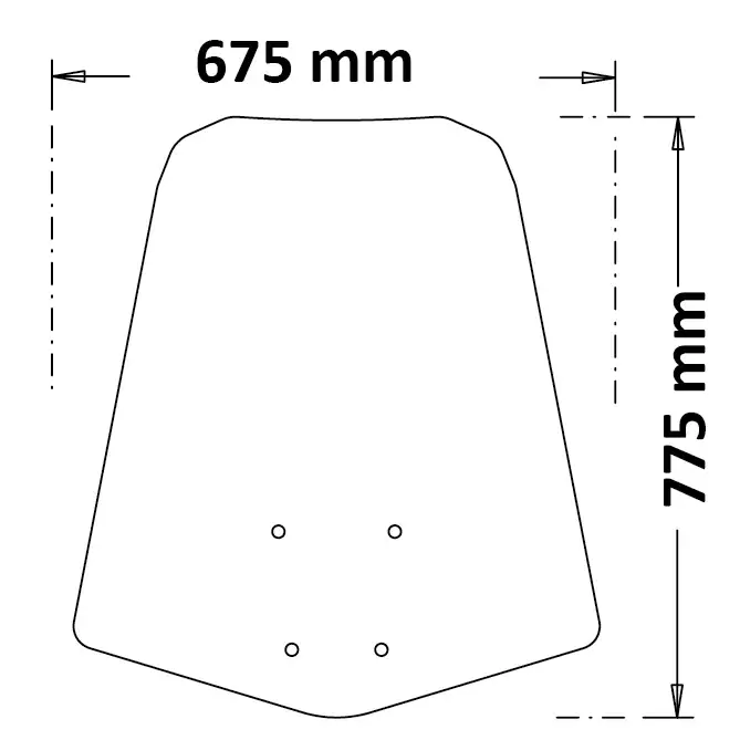 ISOTTA Parabrezza classic per SUZUKI BURGMAN STREET EXECUTIVE 125 2023> + Consegna Rapida